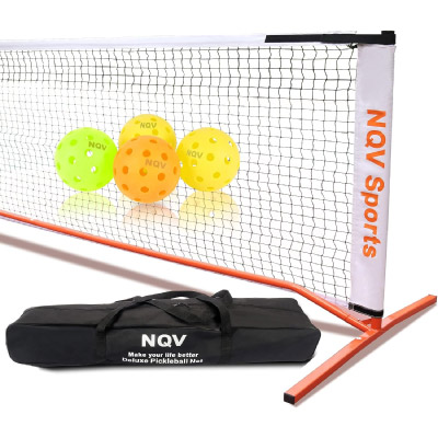 NQV Sistema de red portátil de pickleball para exteriores e interiores